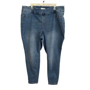 Lane Bryant Flex Magic Waistband High-Rise Jegging Signature Fit Size 22 Denim